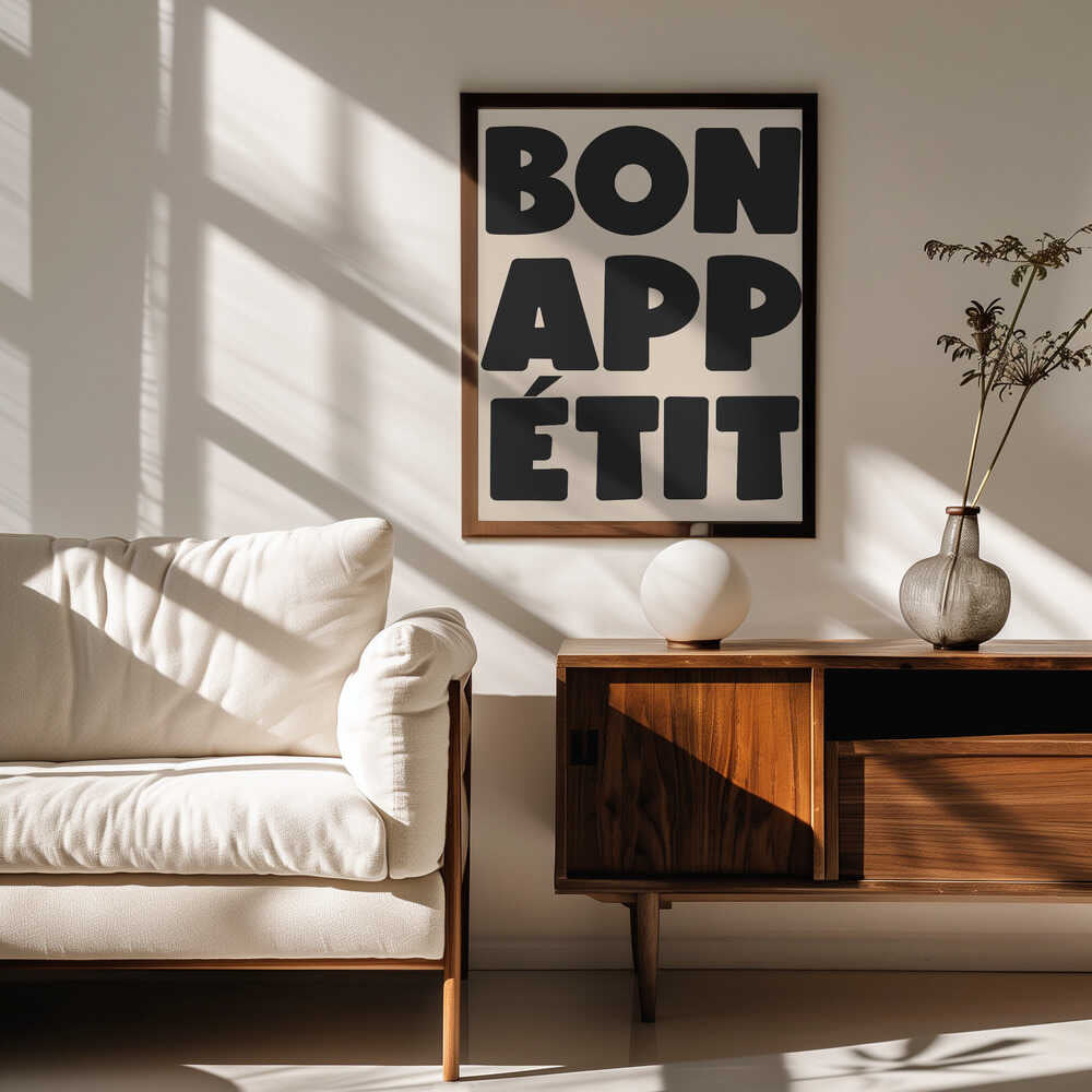 French Bon Appetit Typography