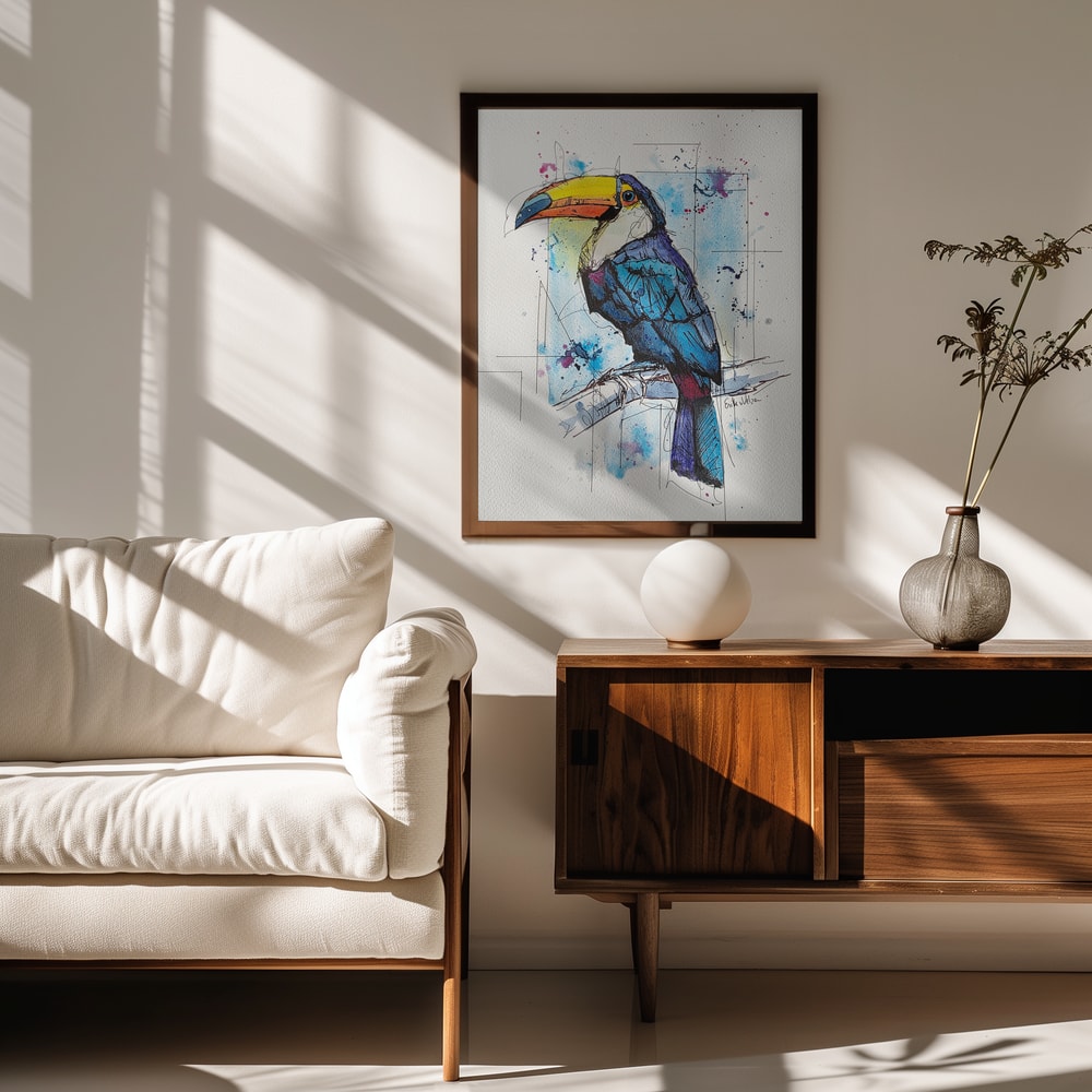 Vibrant Tropical Toucan