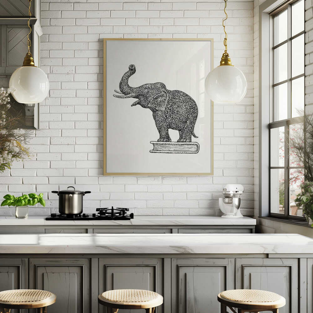 Elephant On a Book (1935 1936)