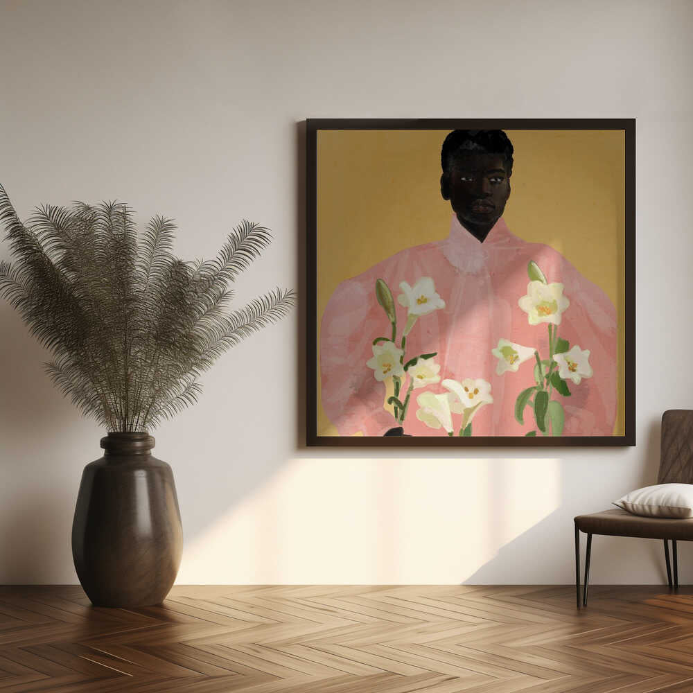 Portätt.Pink Lily