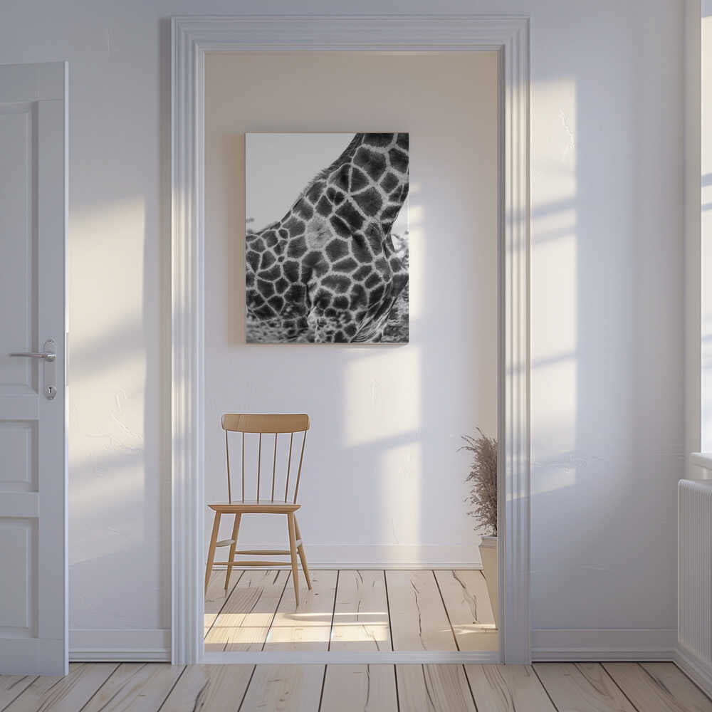 Mönstrad giraff