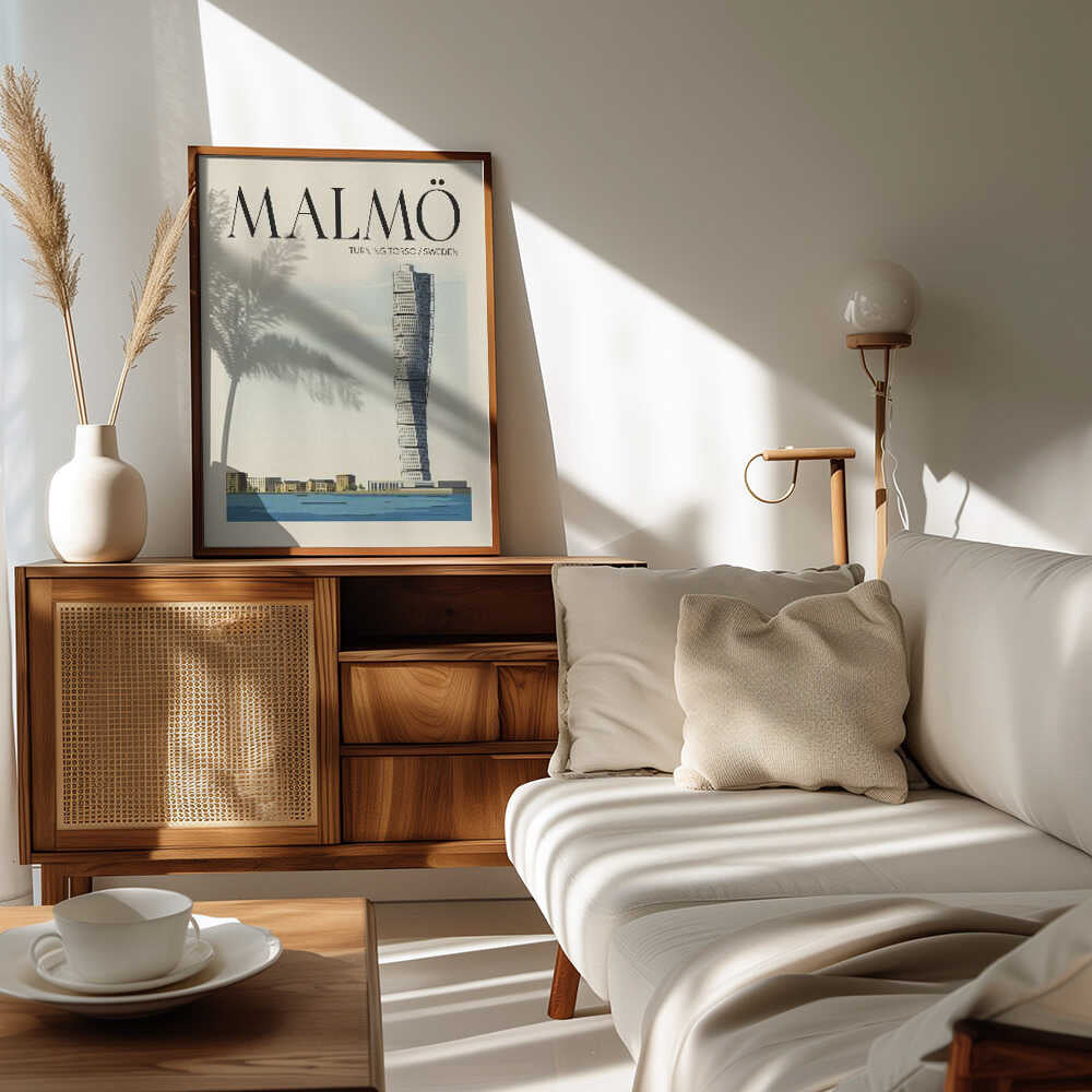 Malmö Travel Poster