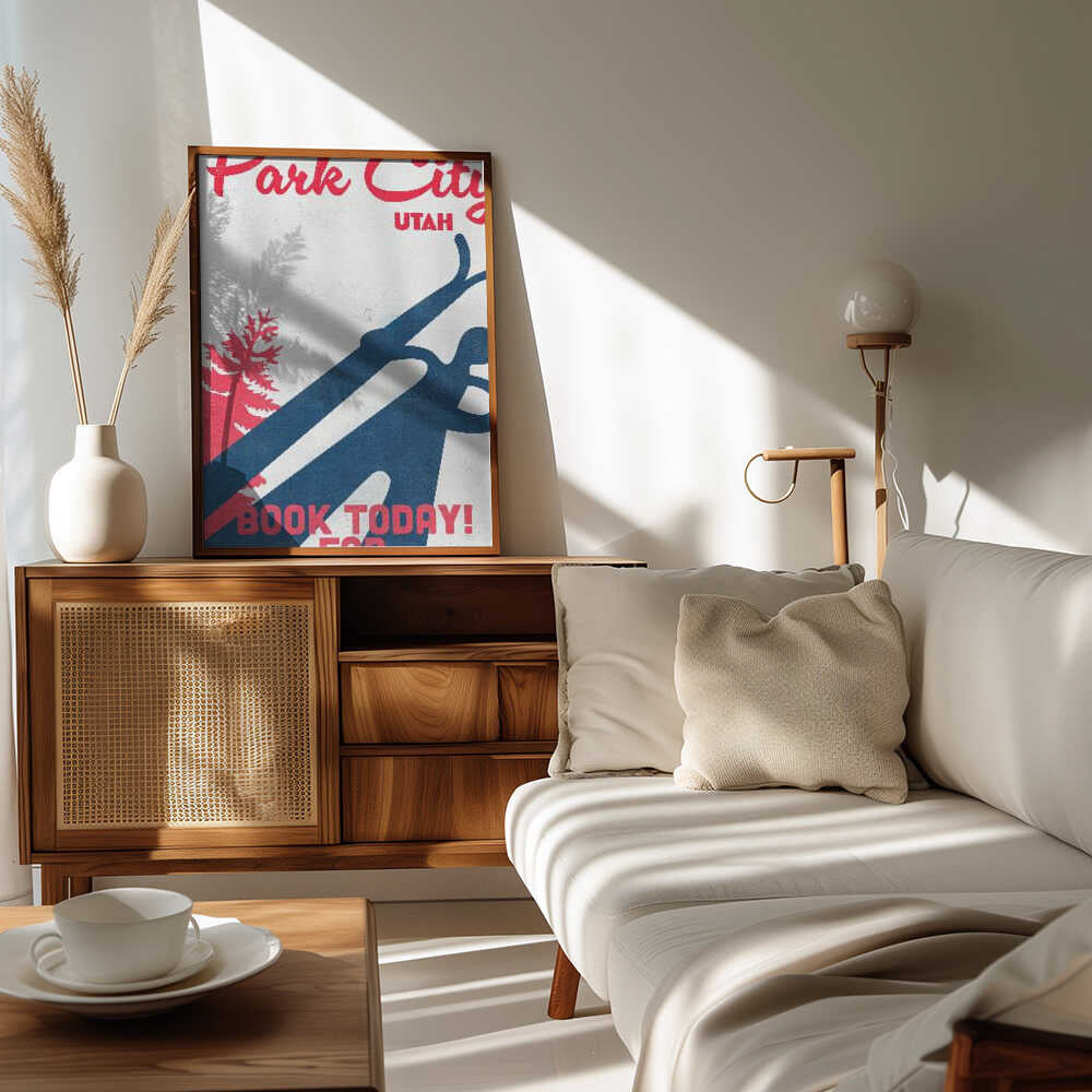 Park City – vintage skidaffisch