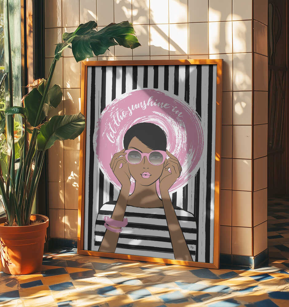 Pink Sunglasses Girl