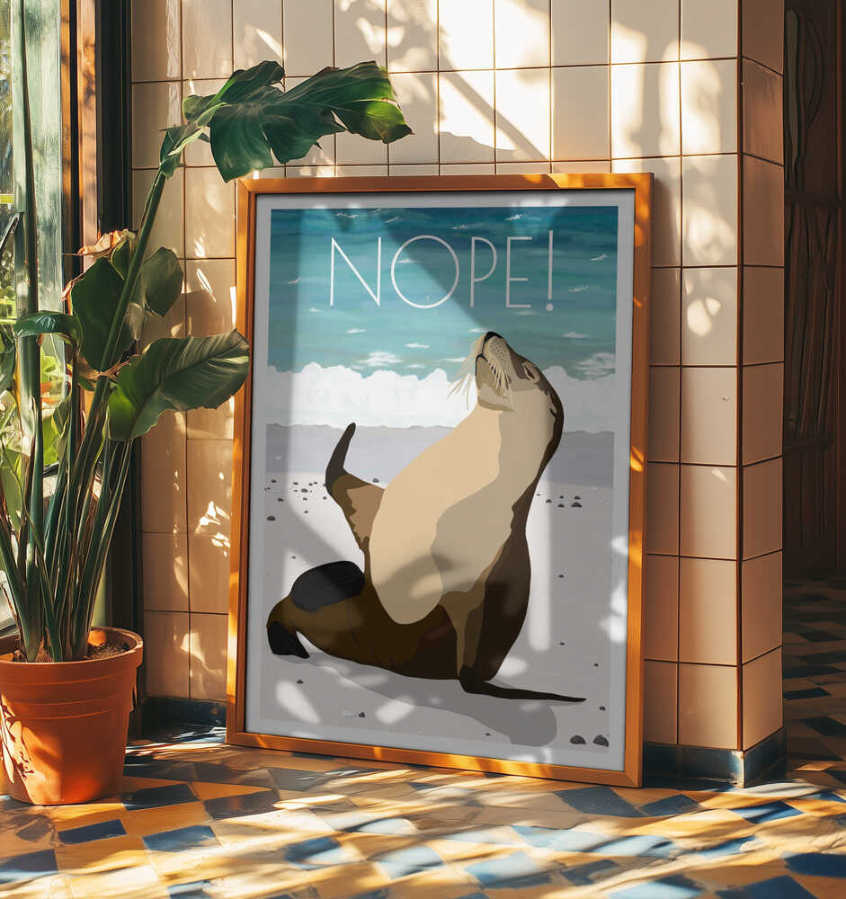 Nope! Beach Sea Lion