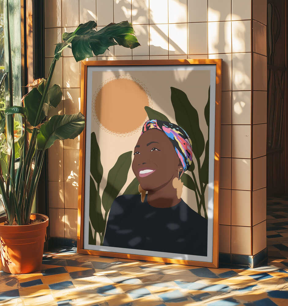 Radiant African Woman