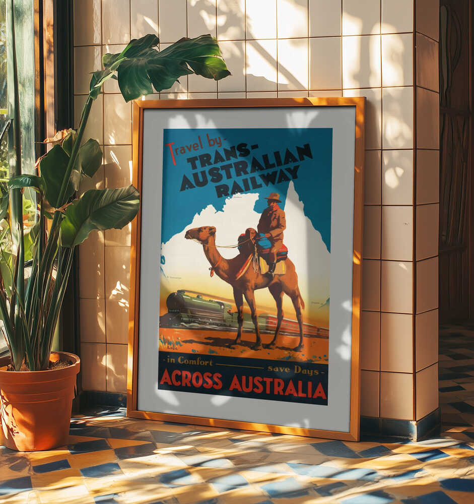 Trans Australian Railway Poster