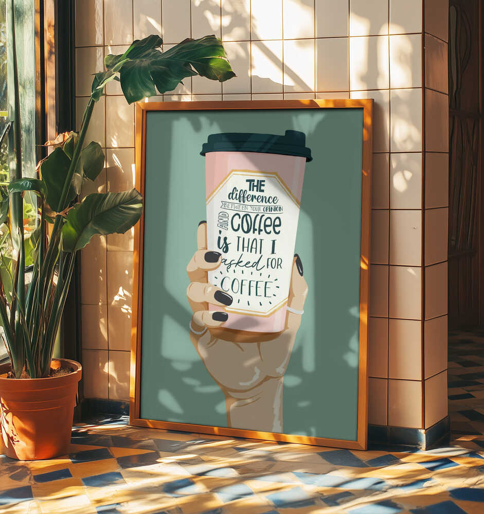 Sassy Coffee Cup Hand