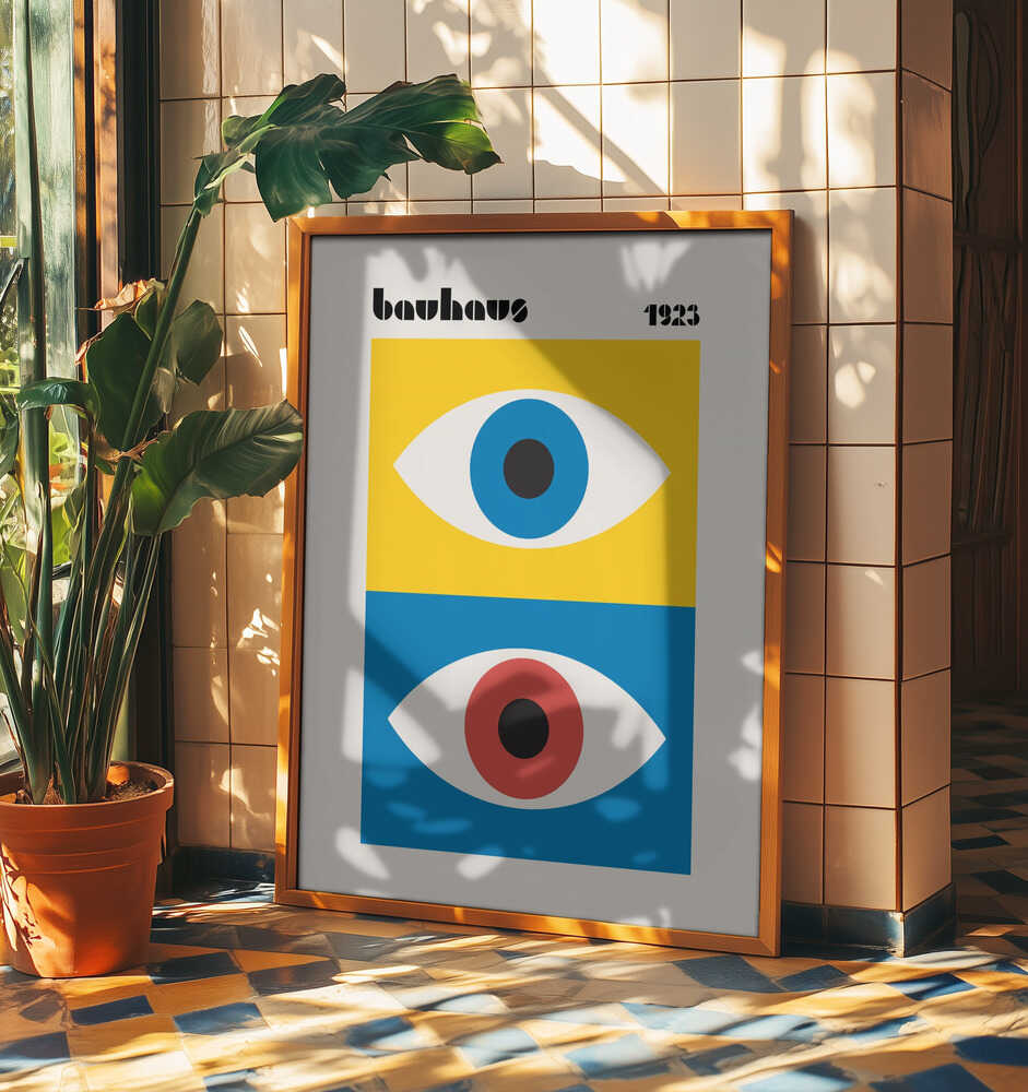 Bauhaus Geometric Eyes
