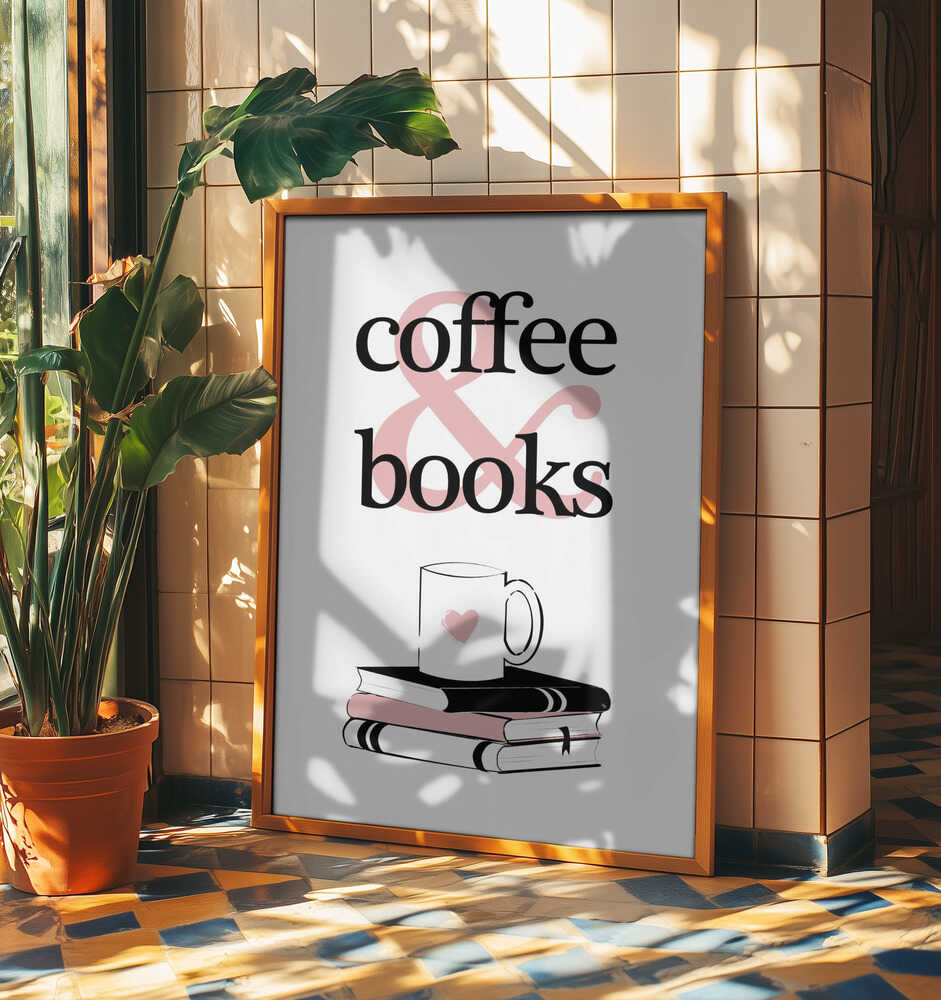 Coffee Books Heart