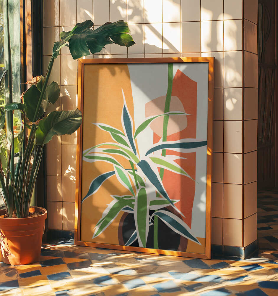 Warm Botanical Abstract