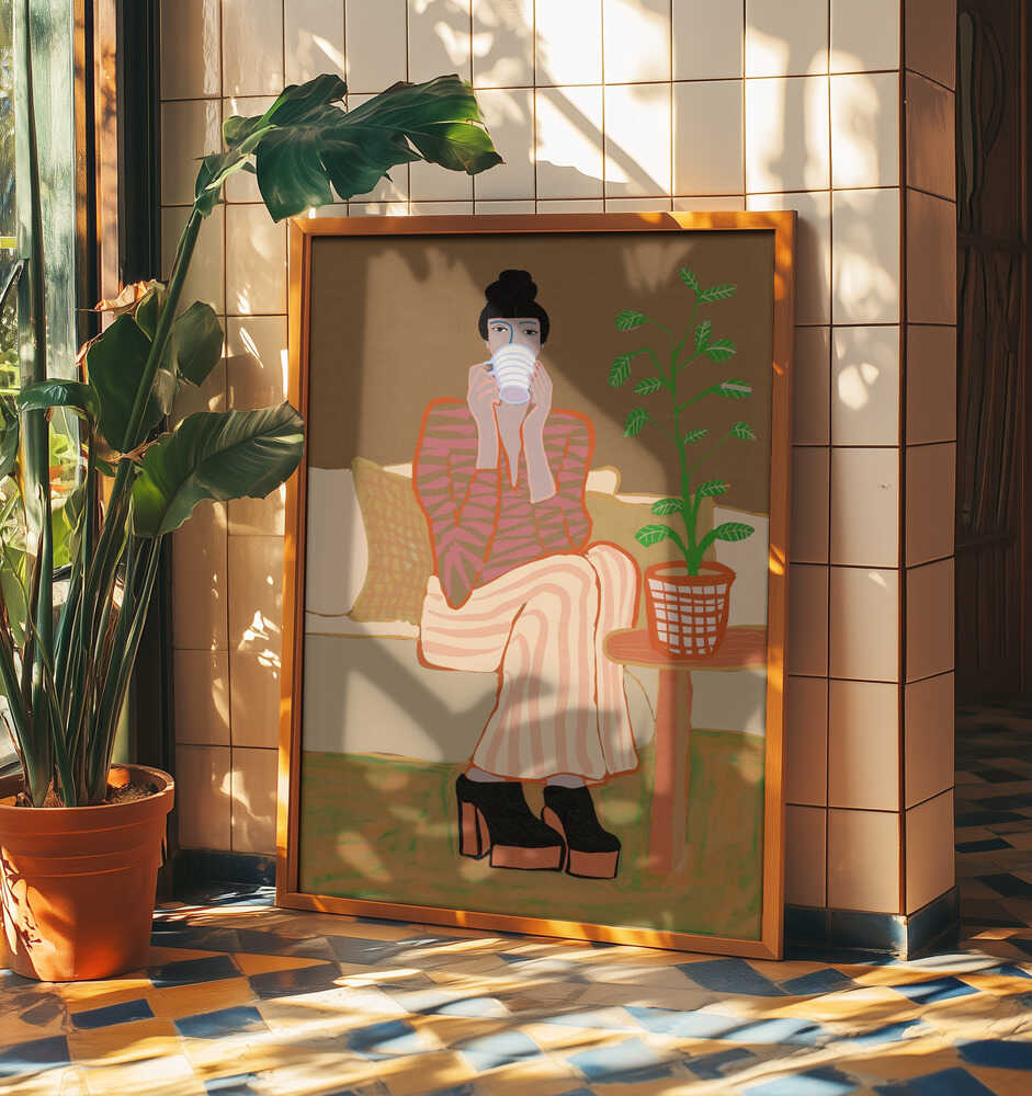 Cozy Coffee Moment