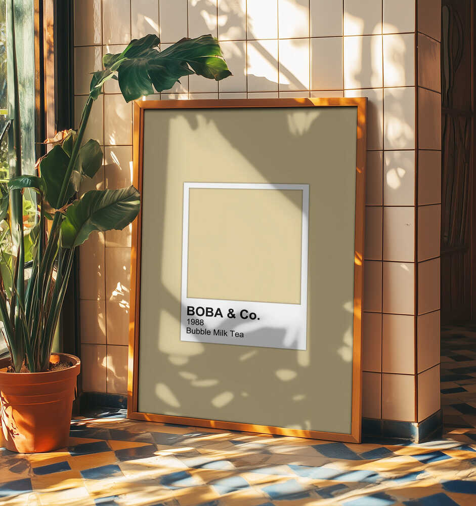 Boba Milk Tea Swatch