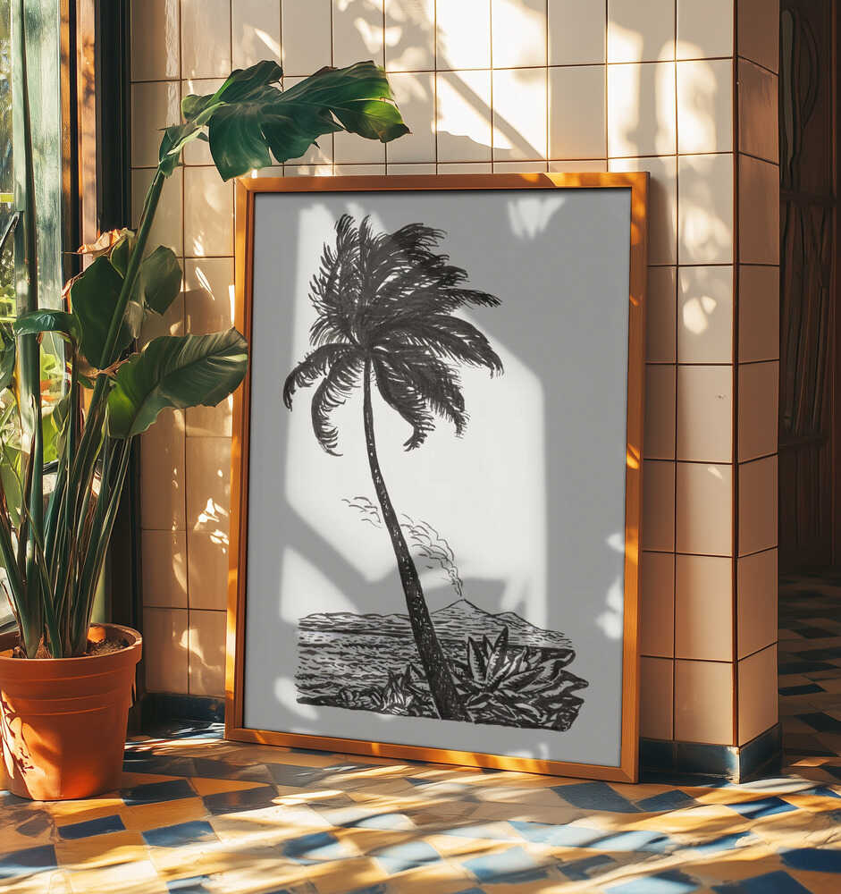 Palm Tree With an Island (ca. 1891–1941)