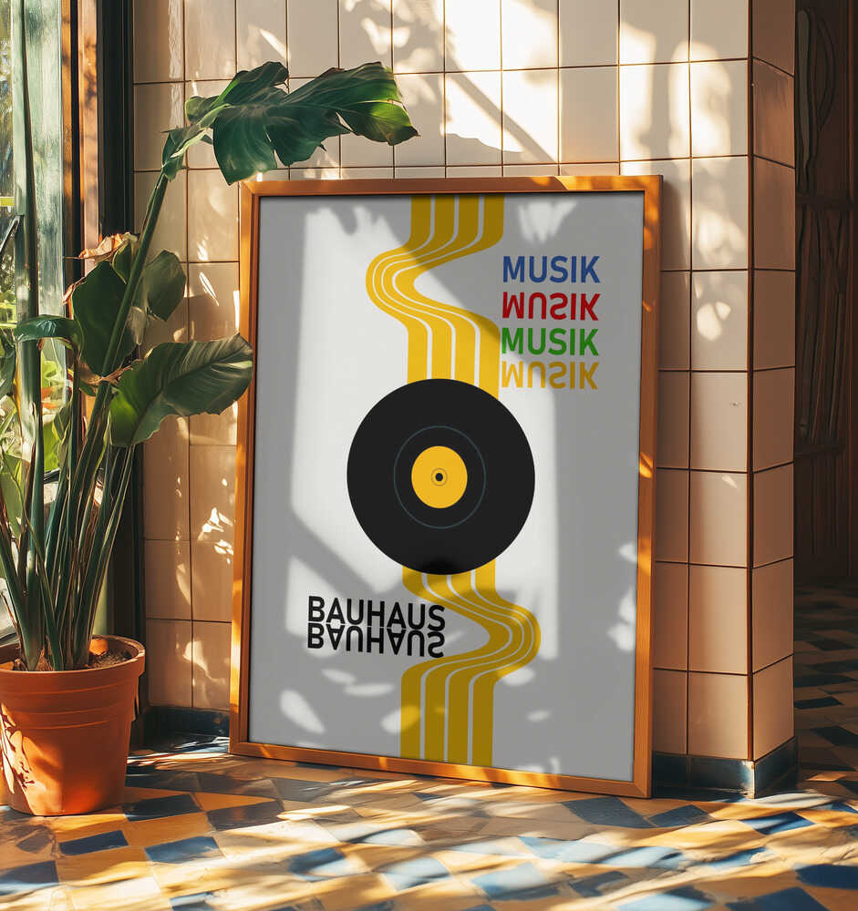 Bauhaus Music Vinyl Design