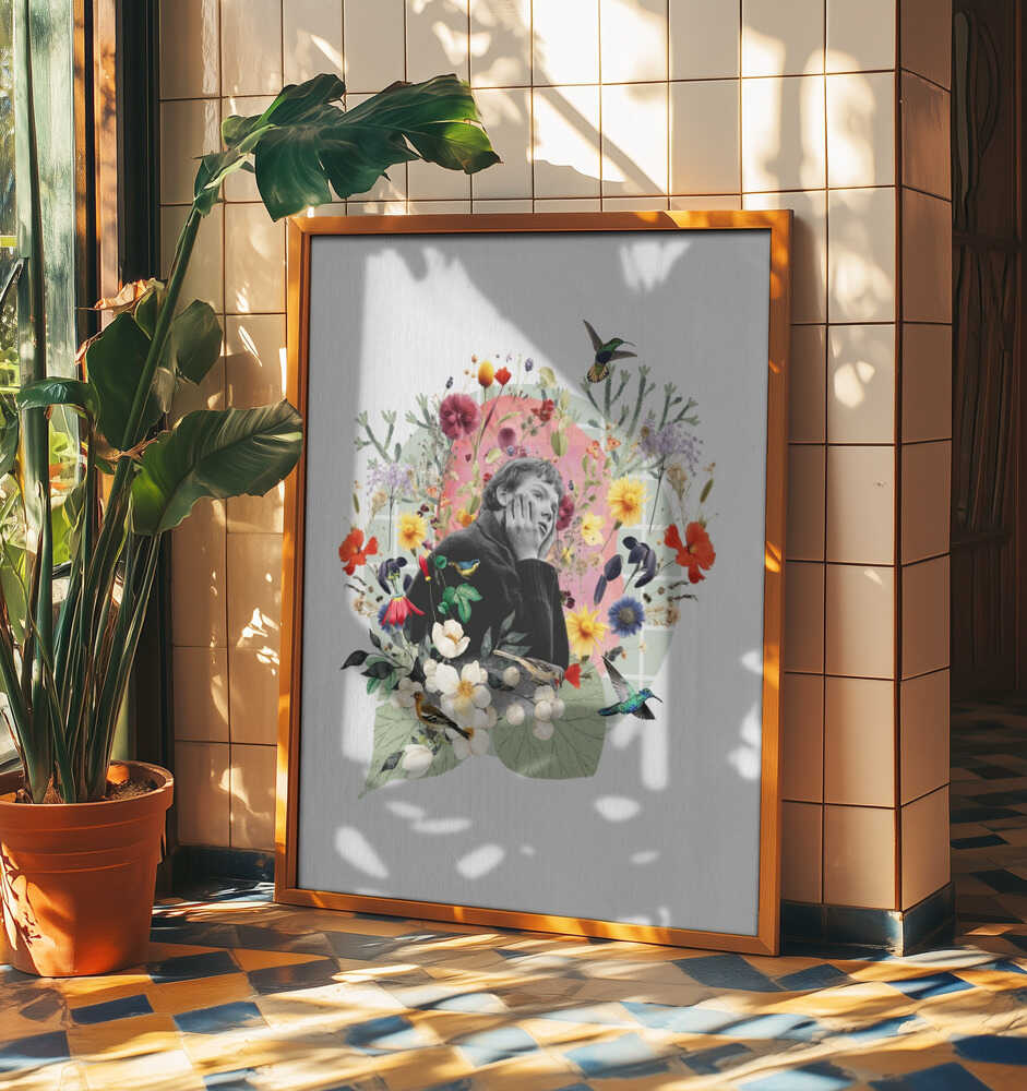 Dreamy Floral Reflection
