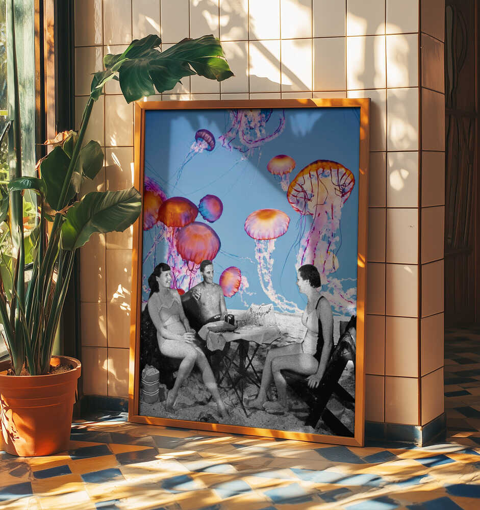 Surreal Beach Picnic