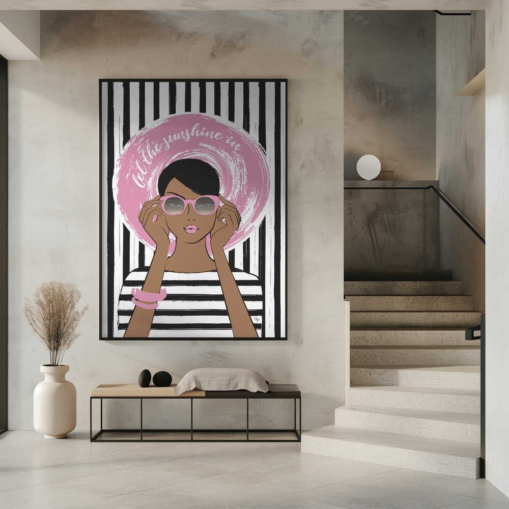 Pink Sunglasses Girl