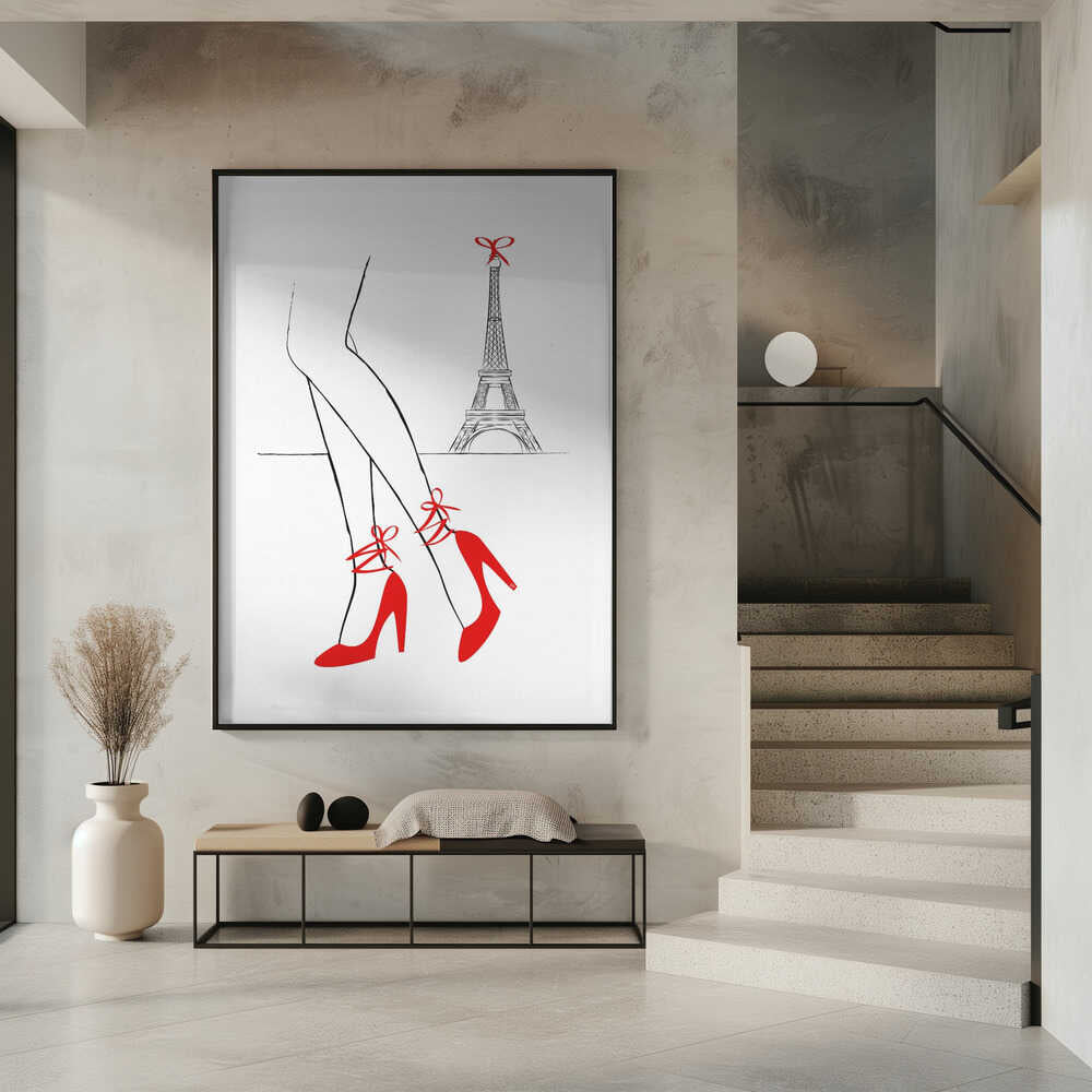 Eiffel Tower Red Heels
