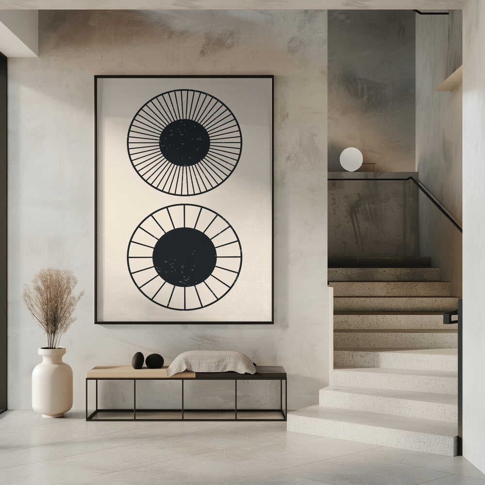 Geometric Sun Circles