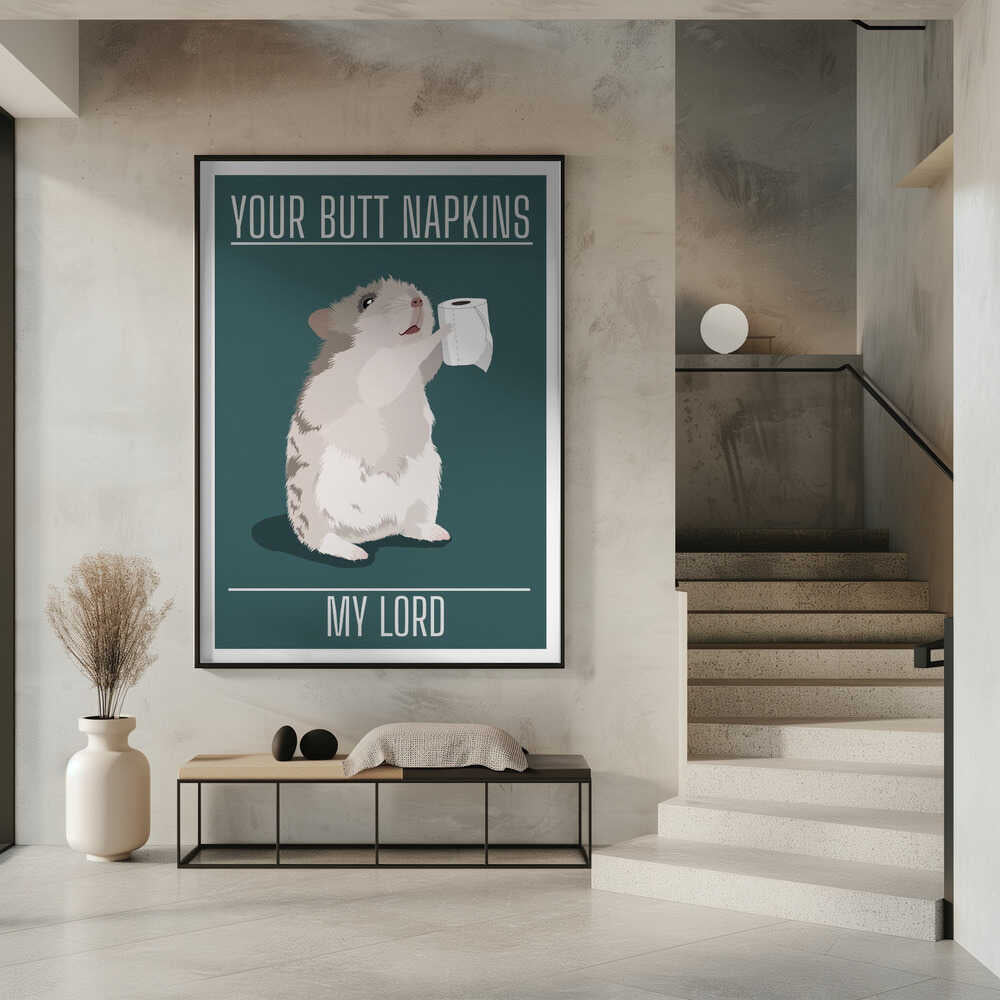 Hamster's Butt Napkins My Lord
