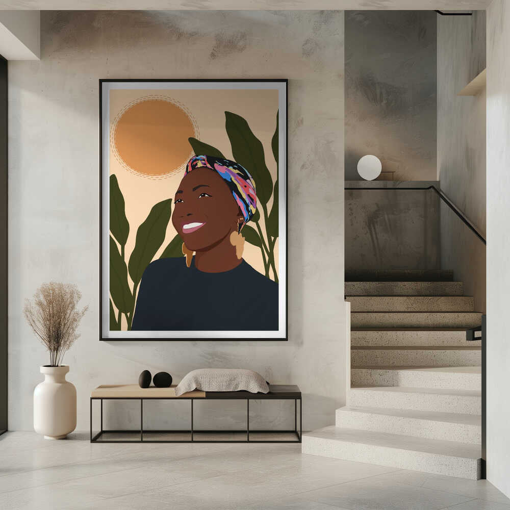 Radiant African Woman
