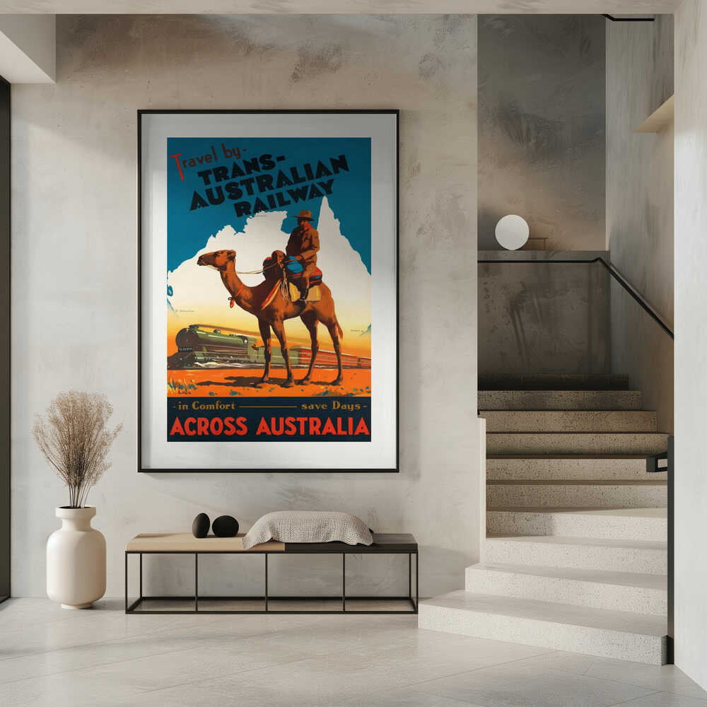 Trans Australian Railway Poster