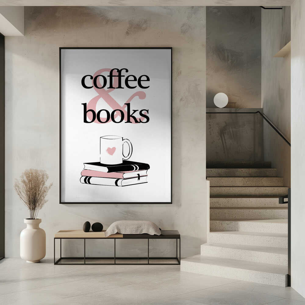 Coffee Books Heart