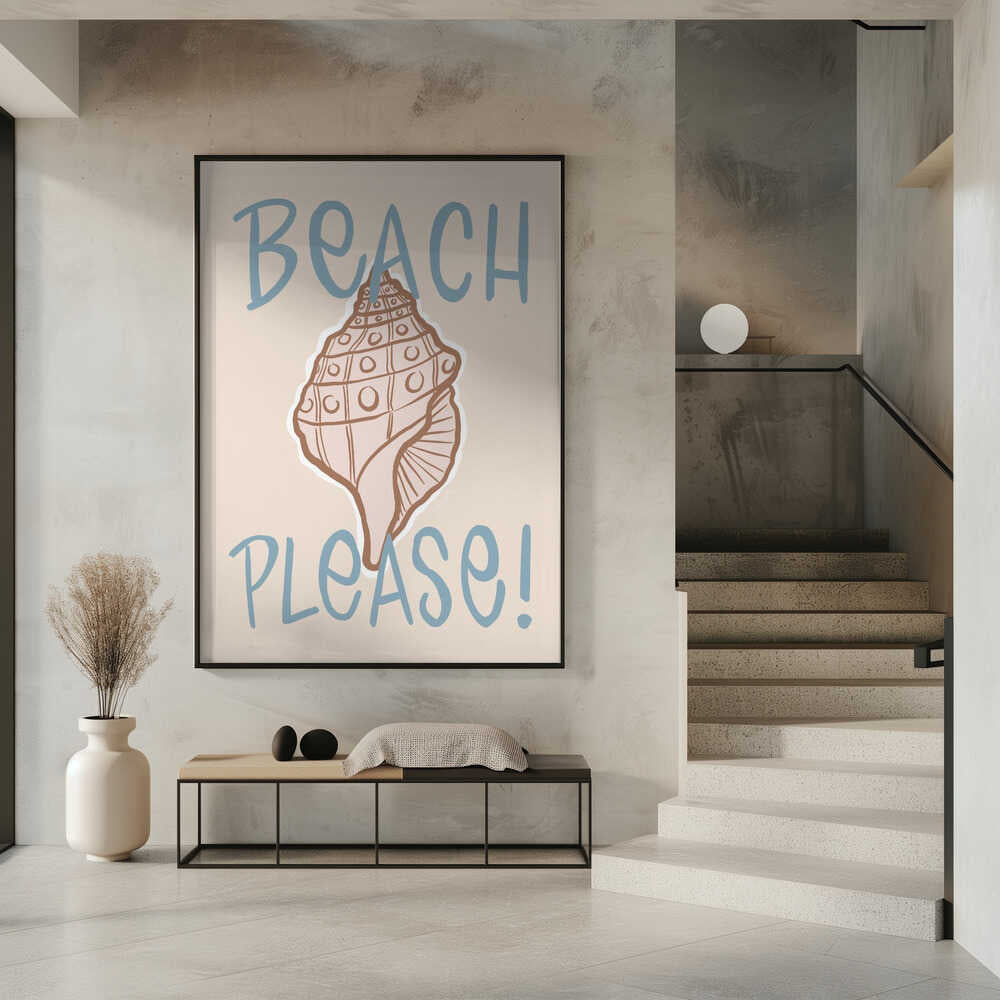 Beach Please Conch Shell