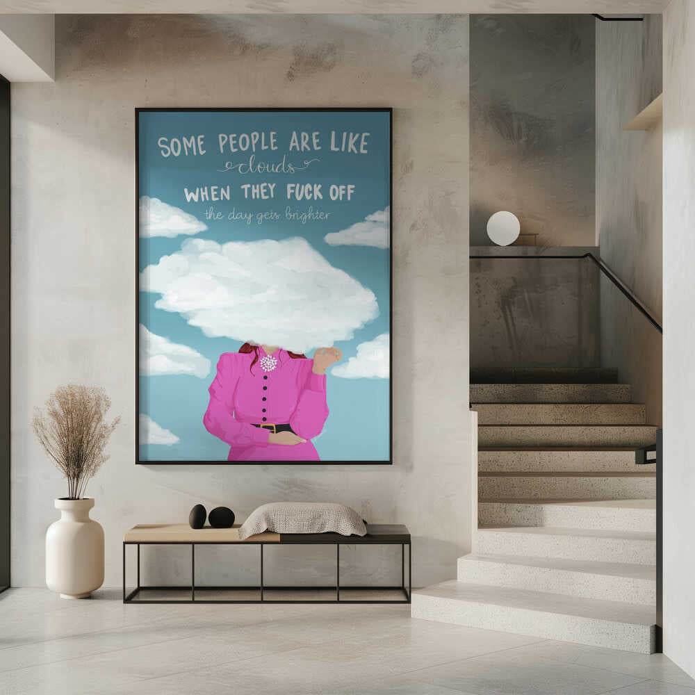 Sarcastic Cloud Head Woman
