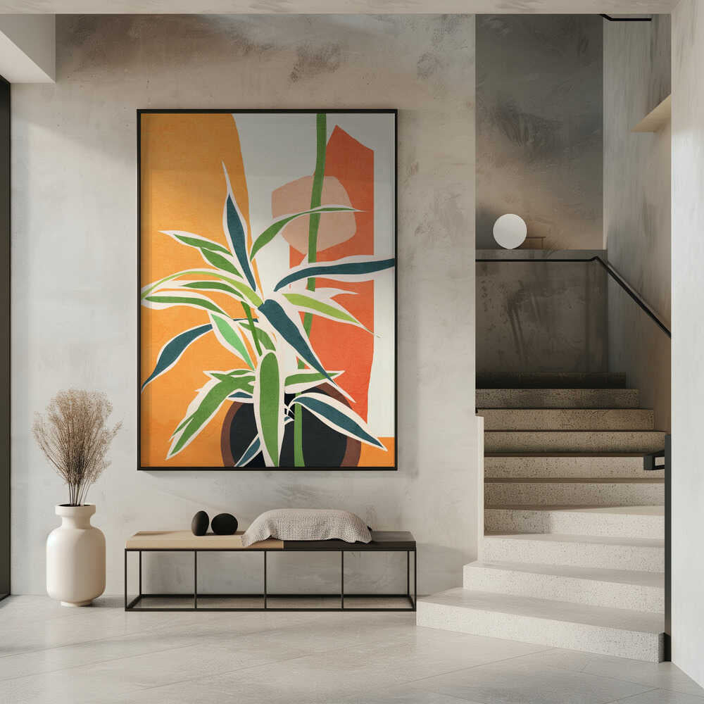 Warm Botanical Abstract
