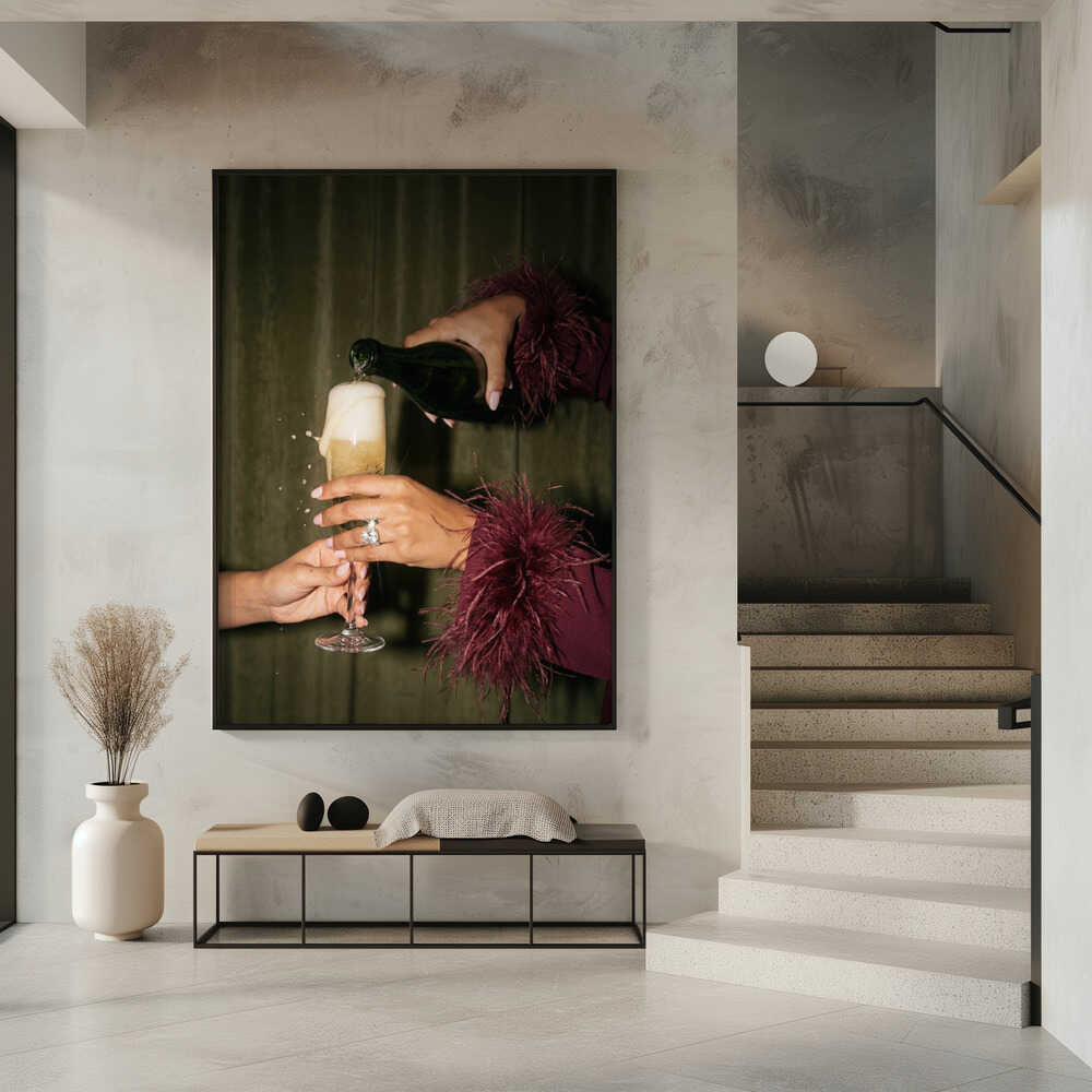 Pouring Champagne Celebration