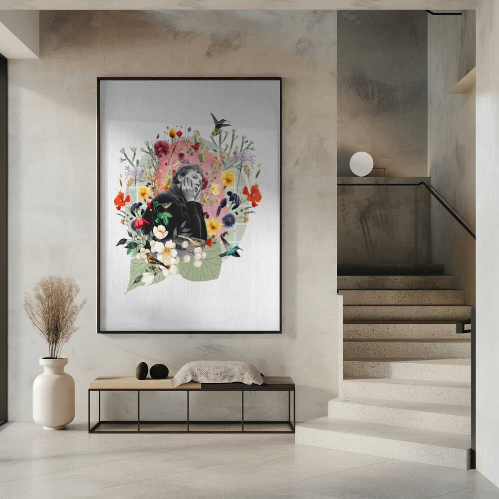 Dreamy Floral Reflection