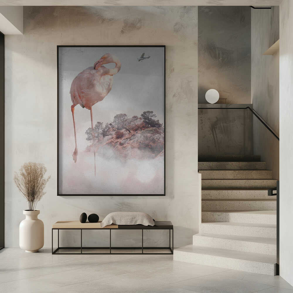 Floating Flamingo Island