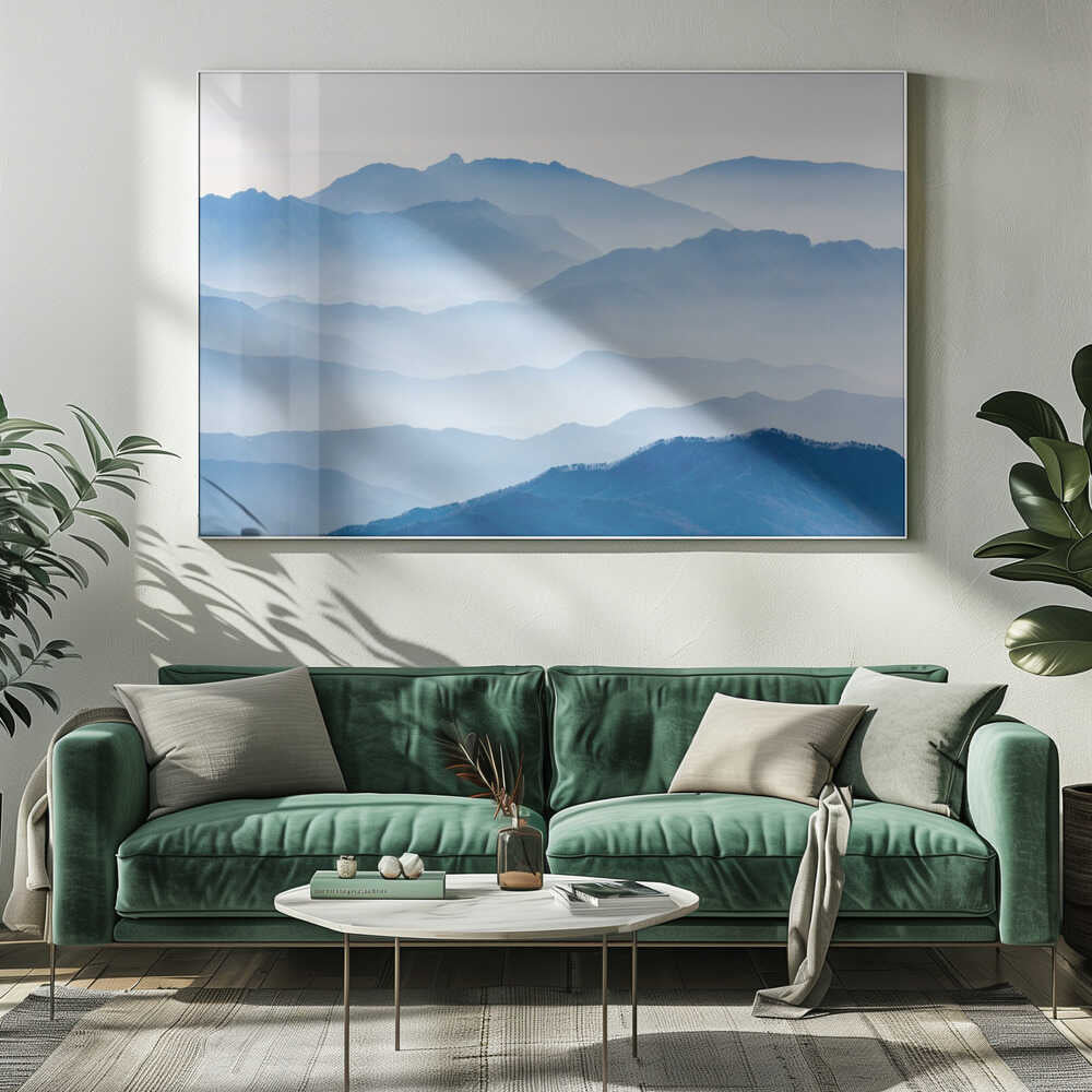 Misty Blue Mountains
