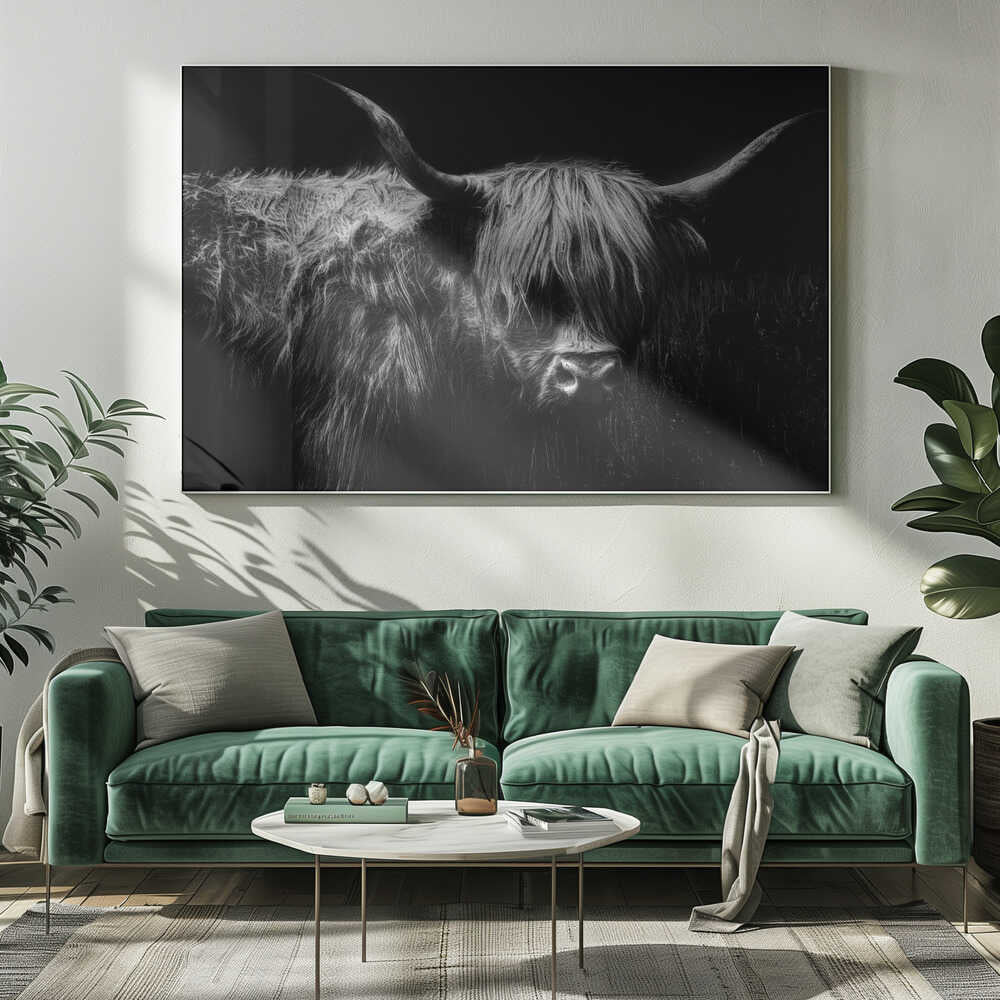 Highland Cow Porträtt