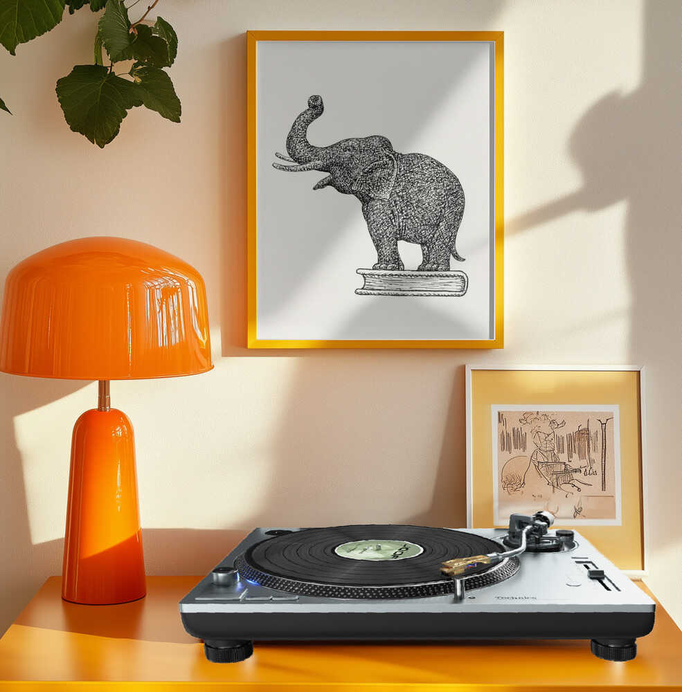 Elephant On a Book (1935 1936)
