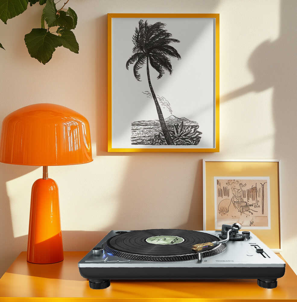 Palm Tree With an Island (ca. 1891–1941)