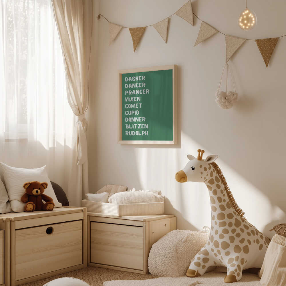 Reindeer Names - Green