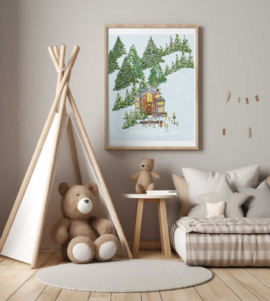 Mysig skridskoåkning