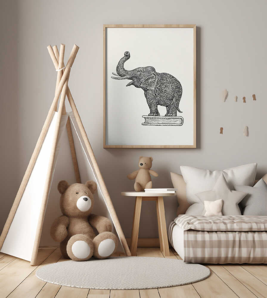 Elephant On a Book (1935 1936)