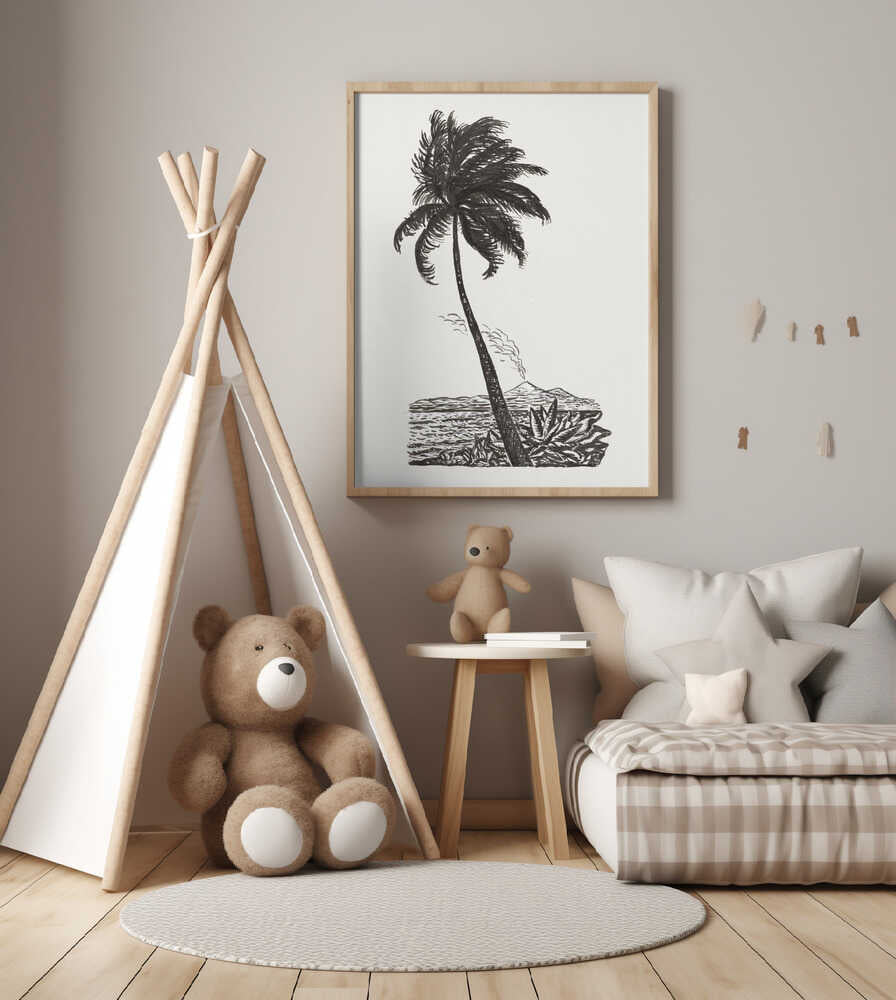 Palm Tree With an Island (ca. 1891–1941)