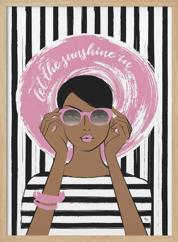 Pink Sunglasses Girl