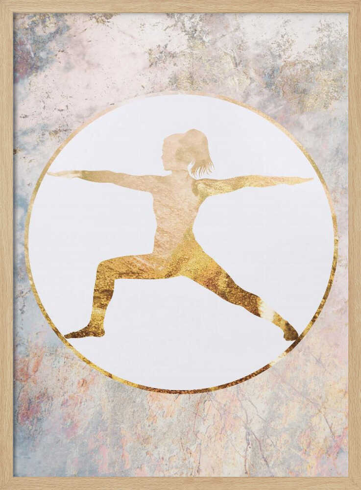 Golden Yoga Warrior