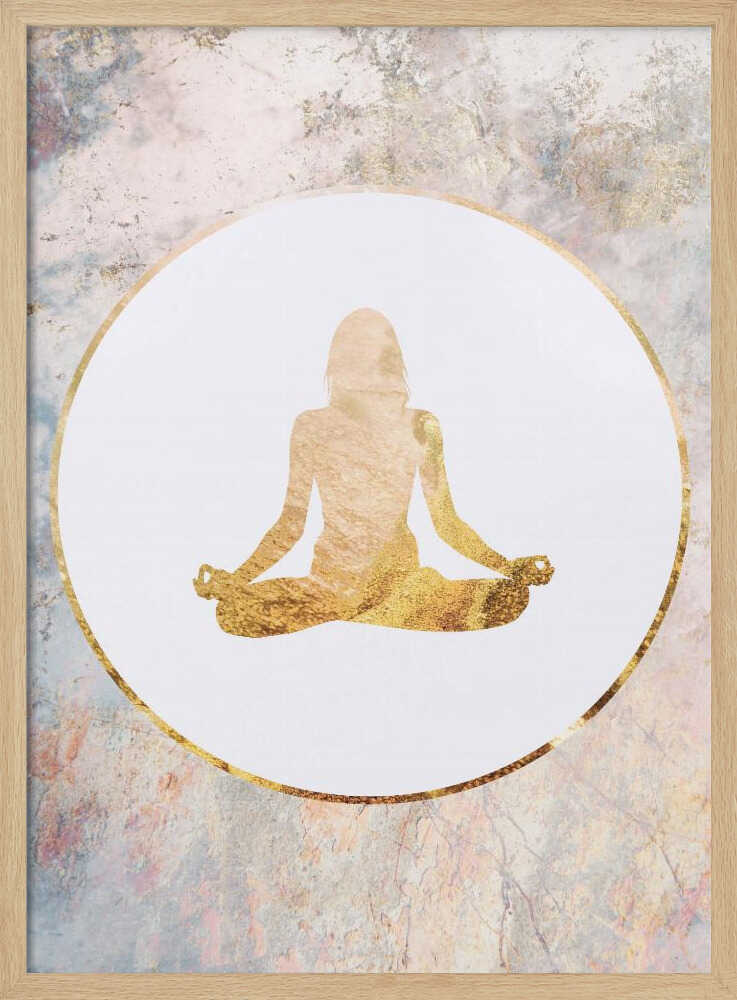 Golden Meditation Silhouette