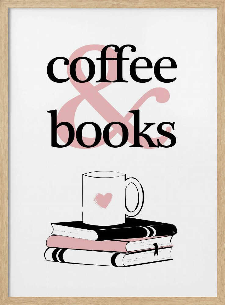 Coffee Books Heart
