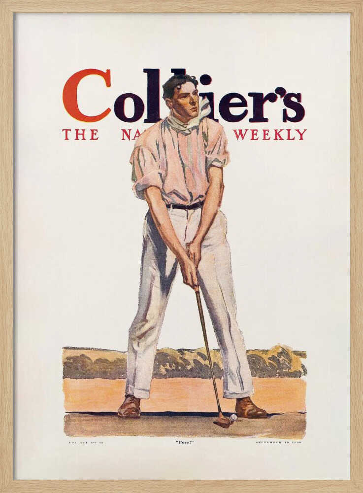 Collier's Golf (1908), Vintage Man