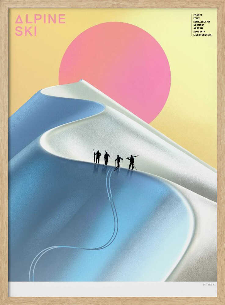 Alpine Skiers Ascent
