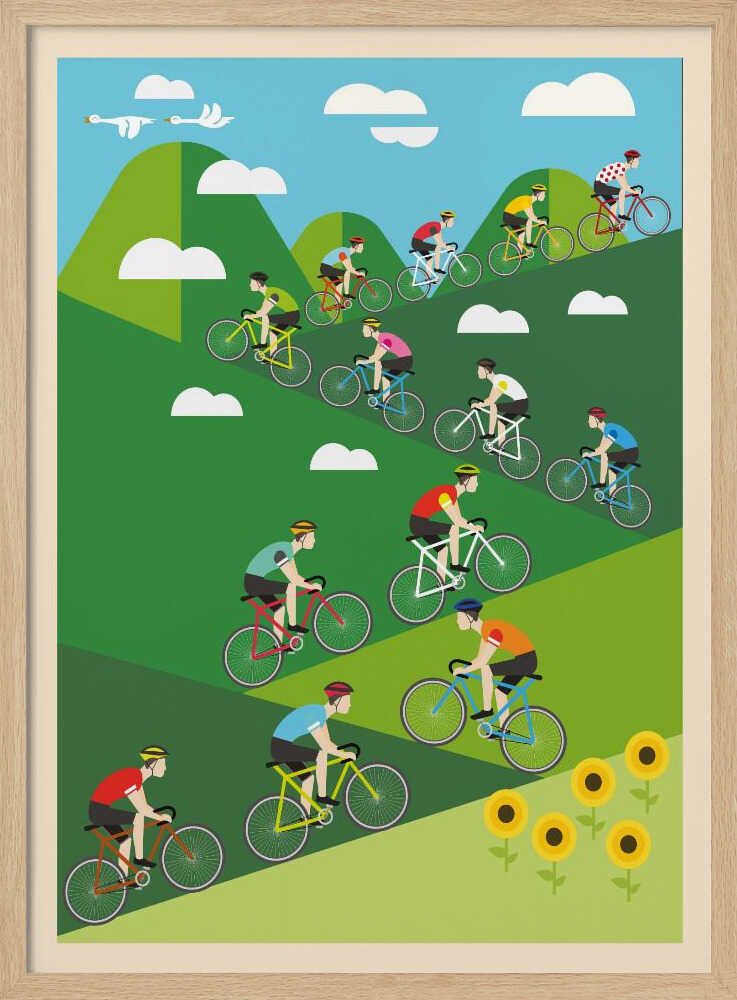 Uphill Cycling Race