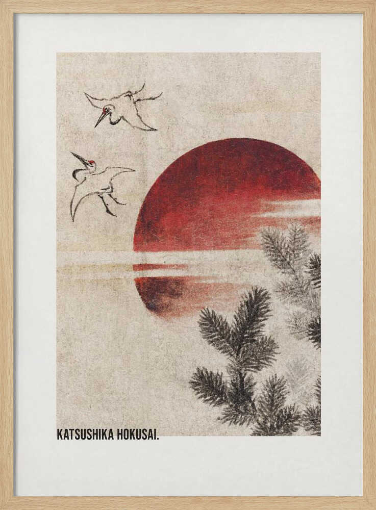 Birds and Sunset, From Album of Sketches (1814)